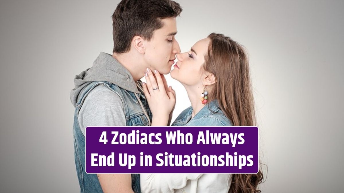 The young couple, though frequently kissing, always finds themselves trapped in ambiguous "situationships" rather than committed relationships.